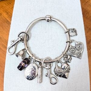 Green Rhino All You Need Is Love Charms Key Ring